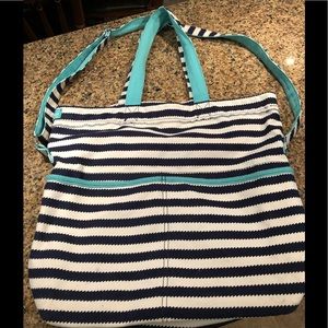 Thirty-One retro metro fold over bag tote